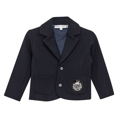 Ponte Suit Jacket with Front Button (Toddler, Little Kid & Big Kid)