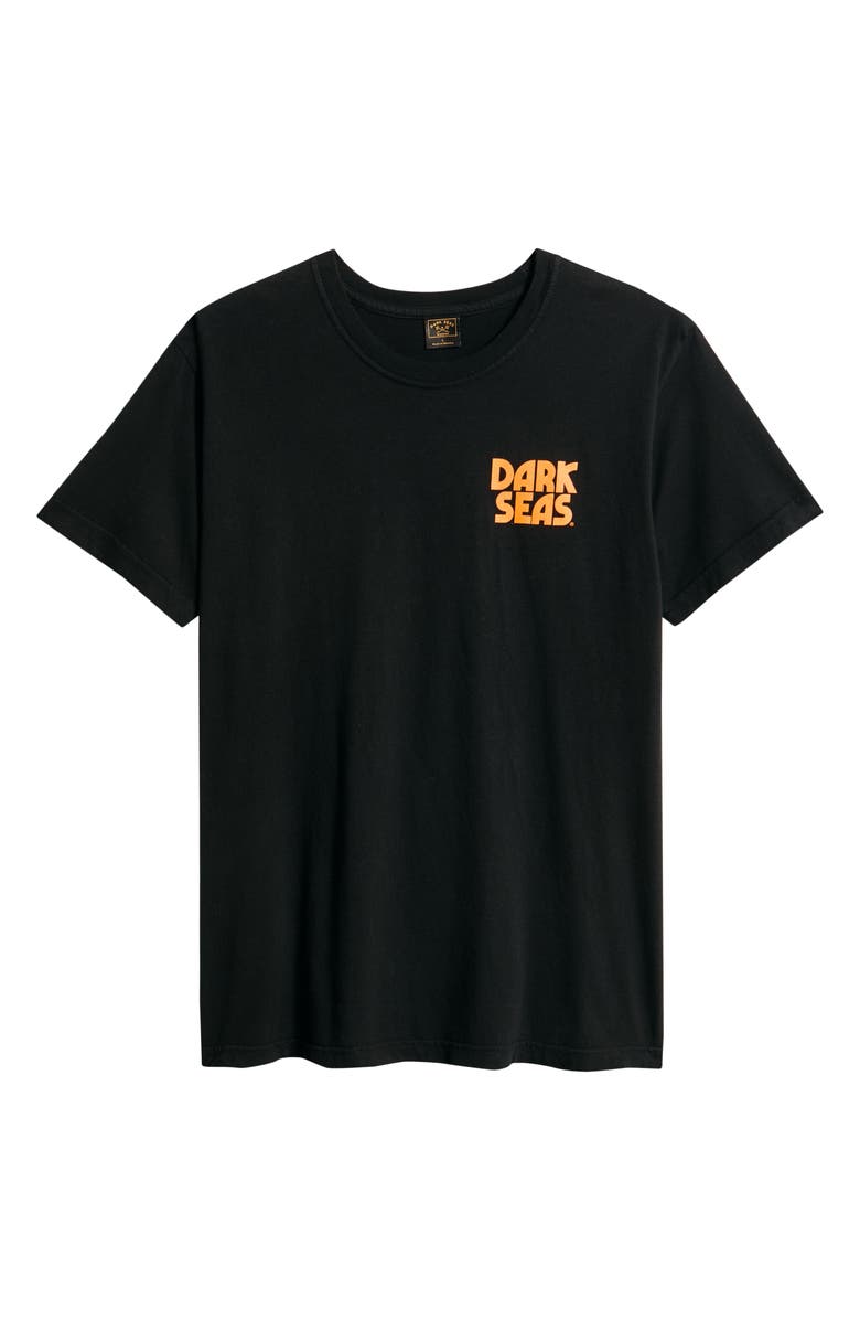 DARK SEAS Trail King Cotton Graphic T-Shirt, Alternate, color, Black