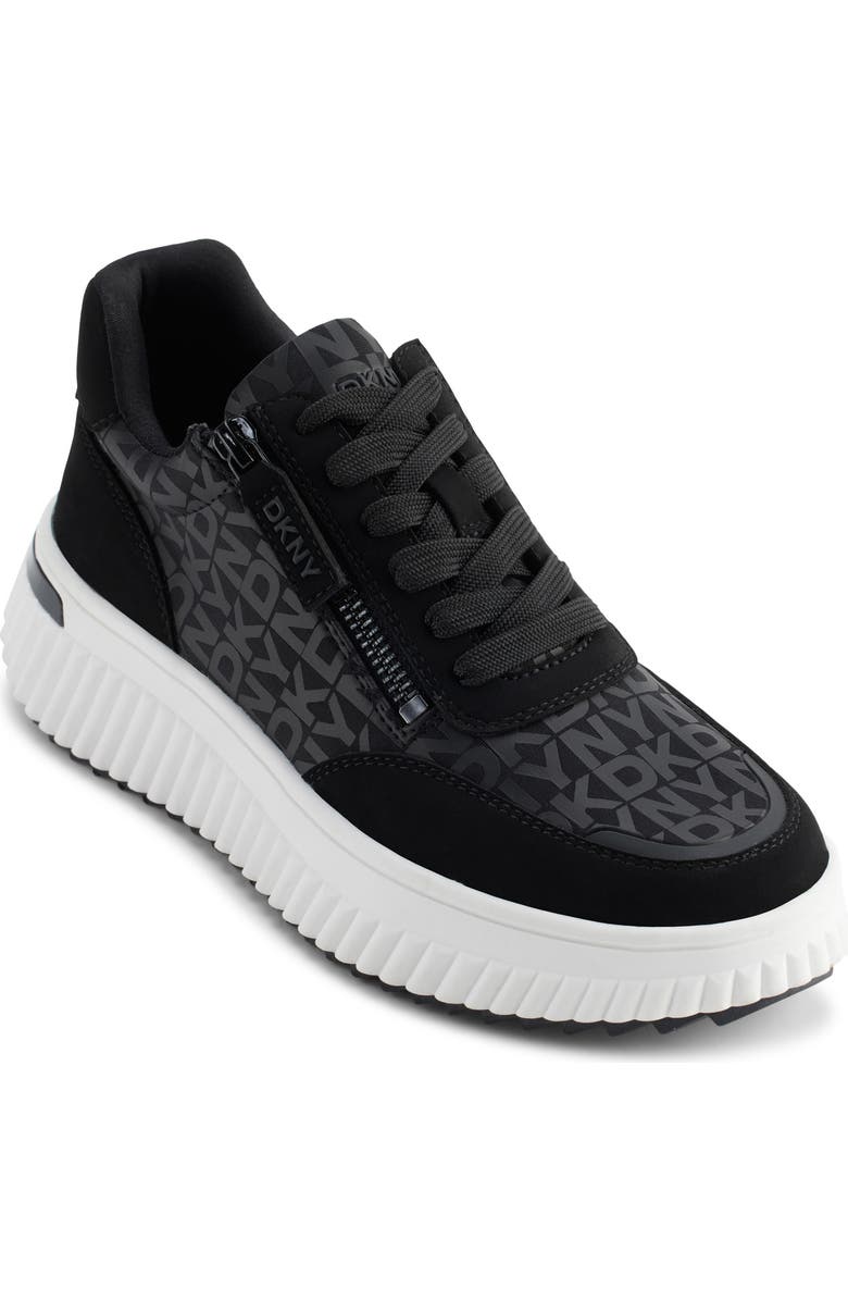 DKNY Lissa Platform Sneaker, Main, color, Black