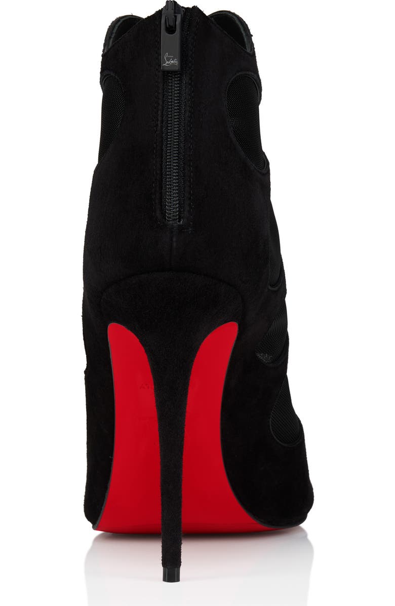 Christian Louboutin Circus Max Pointed Toe Bootie, Alternate, color, B439 Black/ Lin Black