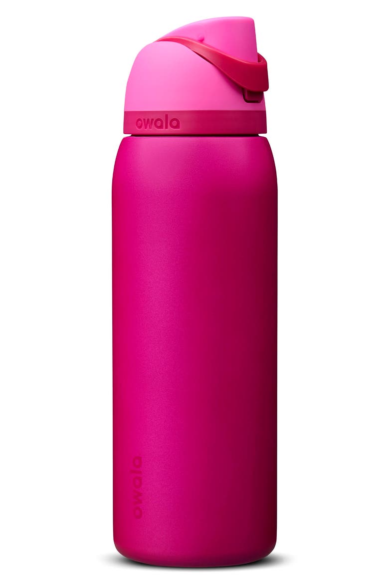 40oz. FreeSip Stainless Steel Water Bottle, Main, color, READ MY LIPS