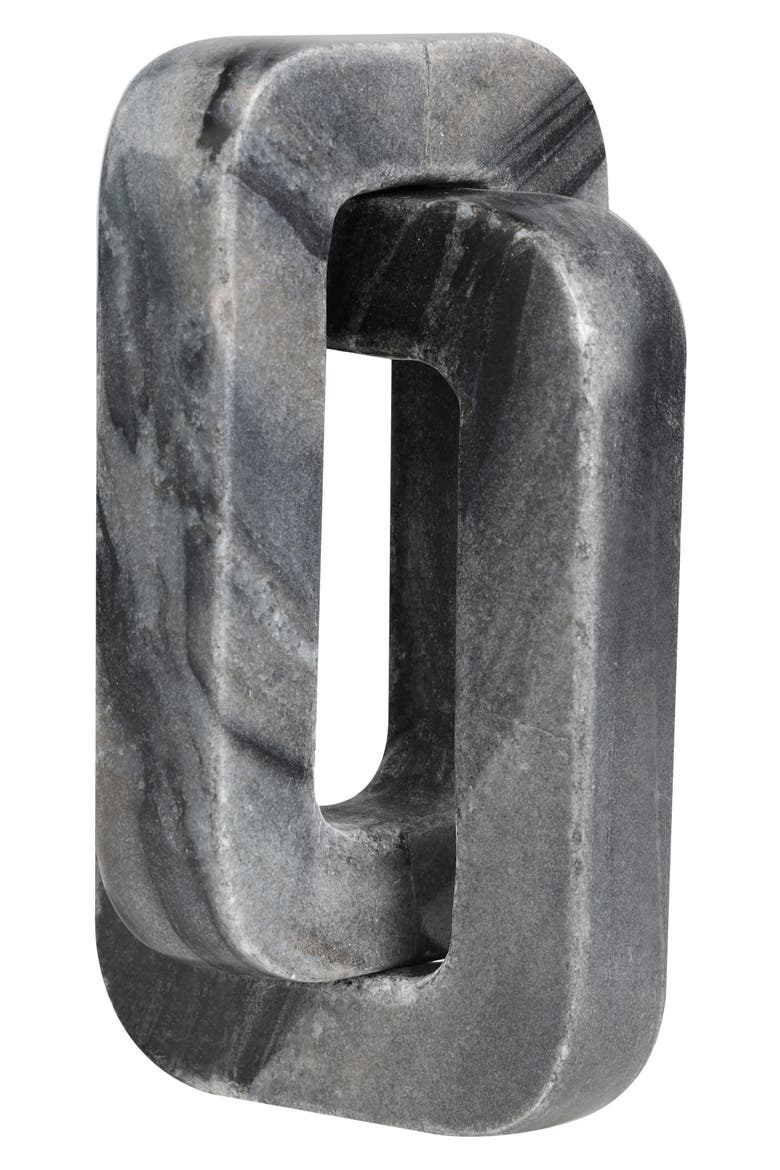 Marble Chain Sculpture, Main, color, GREY