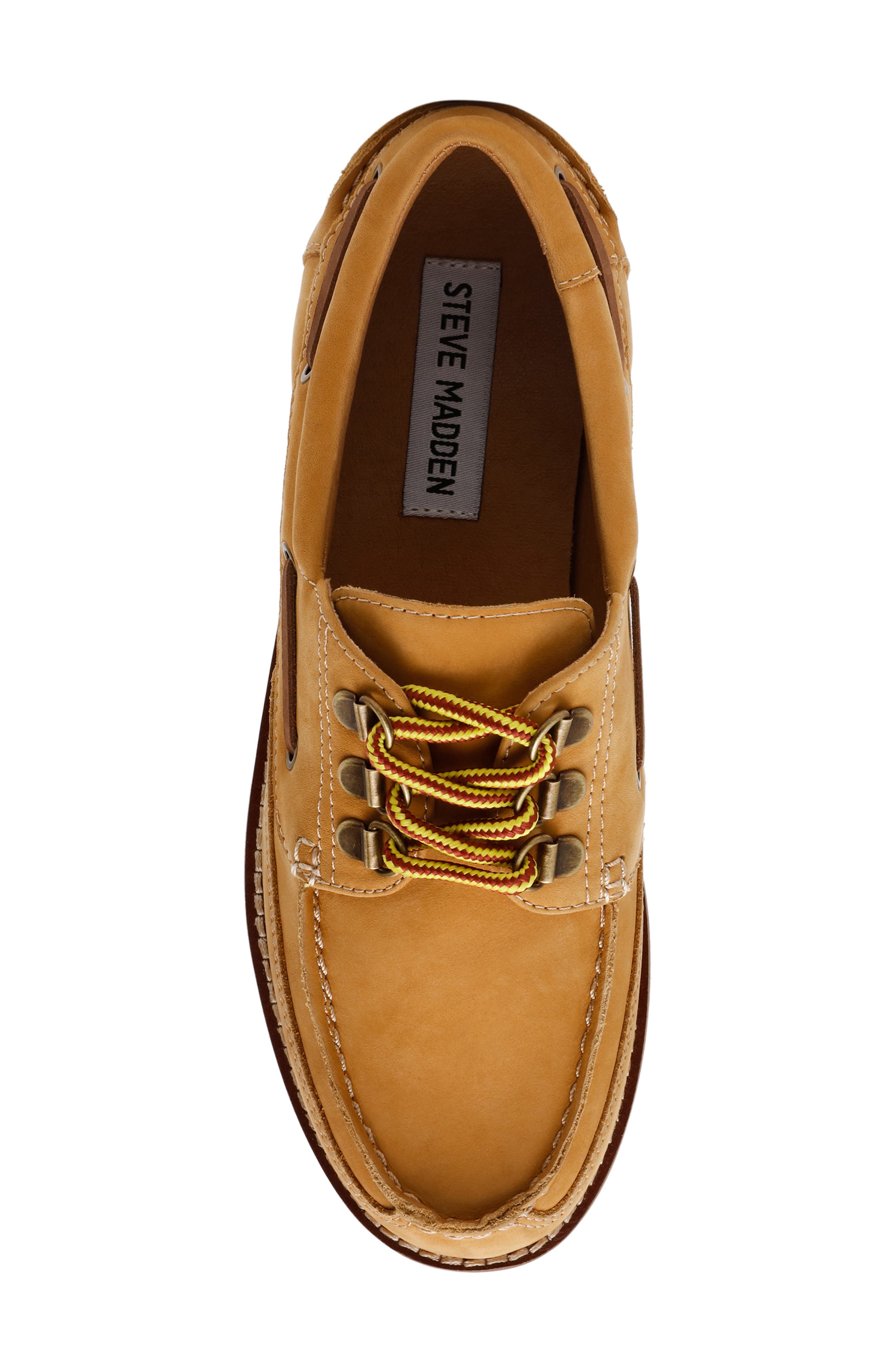 Benett Platform Boat Shoe, Alternate, color, NATURAL