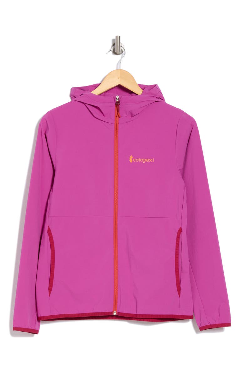 Vuleta Performance Water Repellent Windbreaker, Alternate, color, FOXGLOVE