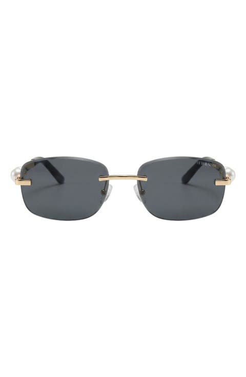 Perla 57mm Rectangular Sunglasses