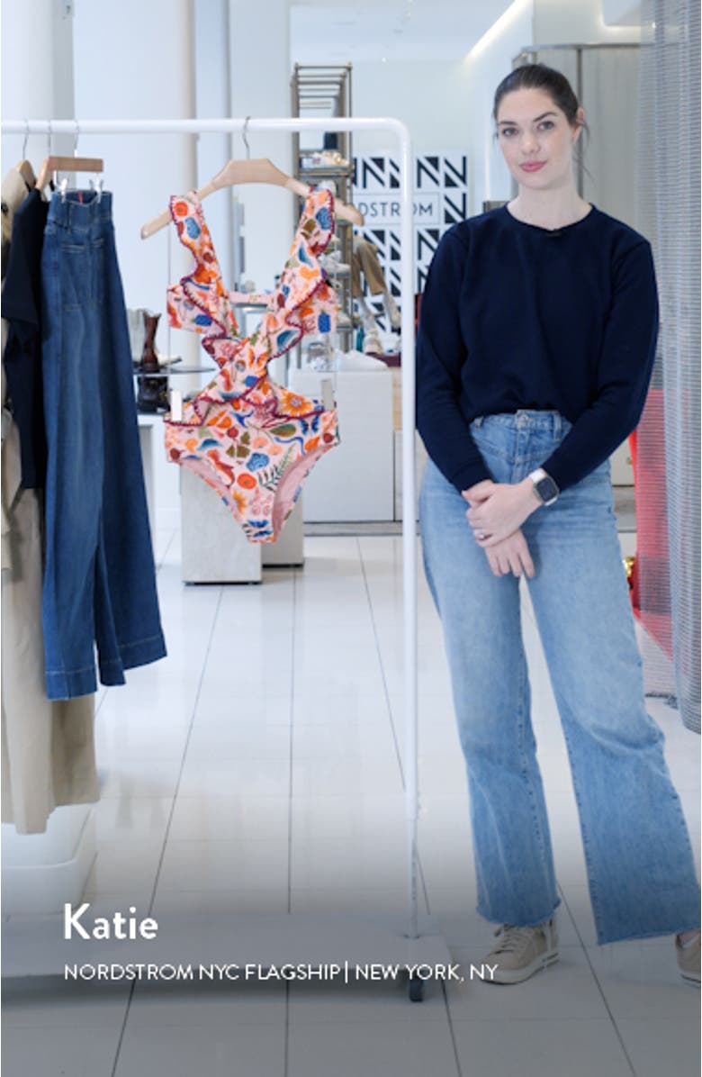 Bright Farm Cutout One-Piece Swimsuit, sales video thumbnail