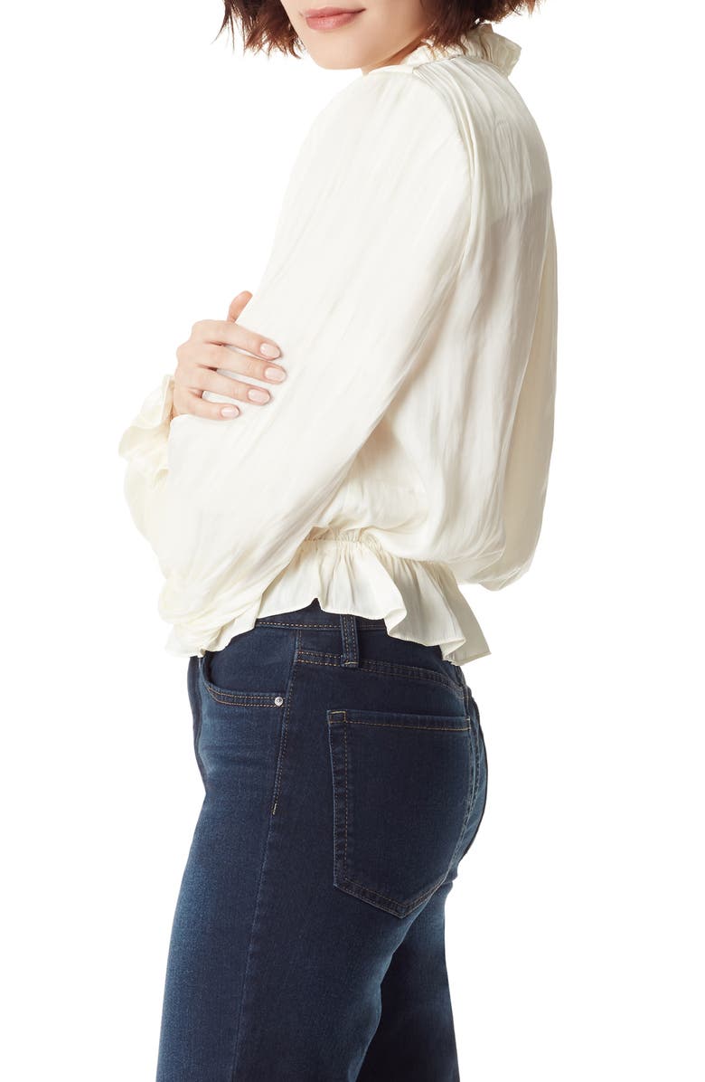 Sam Edelman Lani Ruffle Trim Blouse, Alternate, color, 