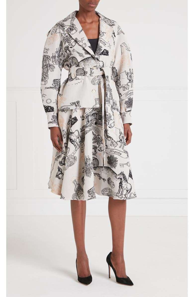 Temperley London Anniversary Jacket, Main, color, White