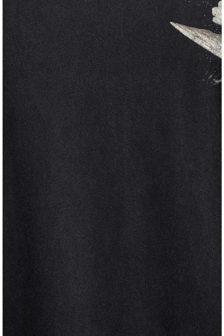 Shine in Darkness Cotton Graphic T-Shirt, Alternate, color, BLACK WASH