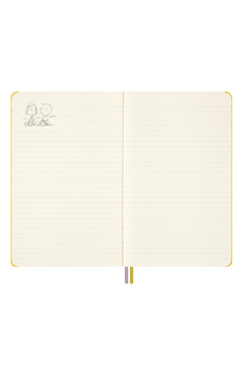 Moleskine Peanuts Peppermint Patty Large Ruled Notebook, Alternate, color, Yellow