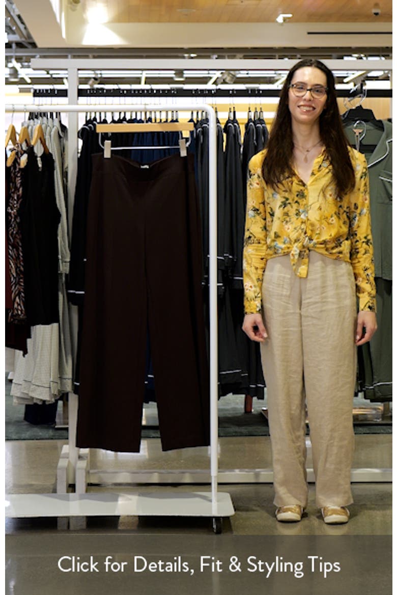 High Waist Wide Leg Pull-On Pants video