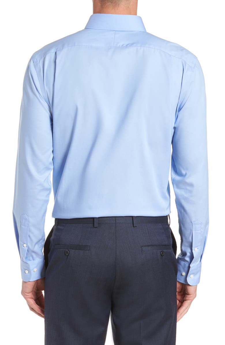 Nordstrom Trim Fit Non-Iron Dress Shirt, Alternate, color,