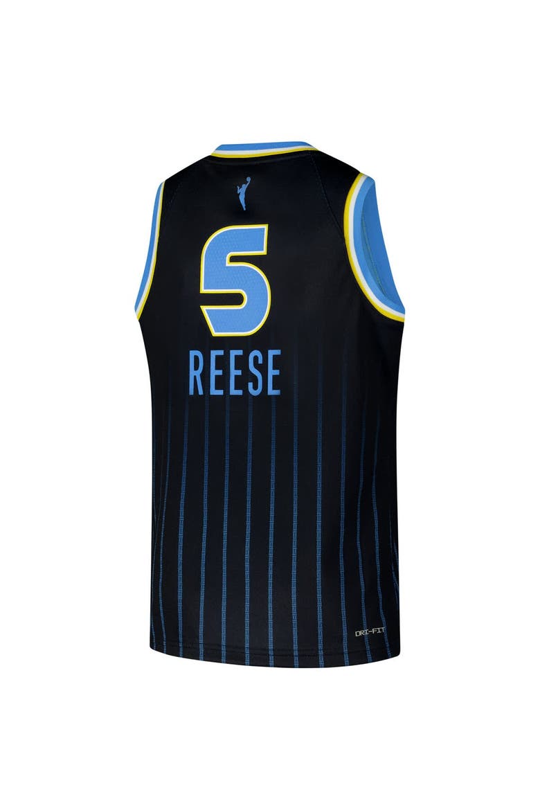 Youth Nike Angel Reese Black Chicago Sky 2024 WNBA Draft Explorer Edition Victory Player Jersey, Alternate, color, Black