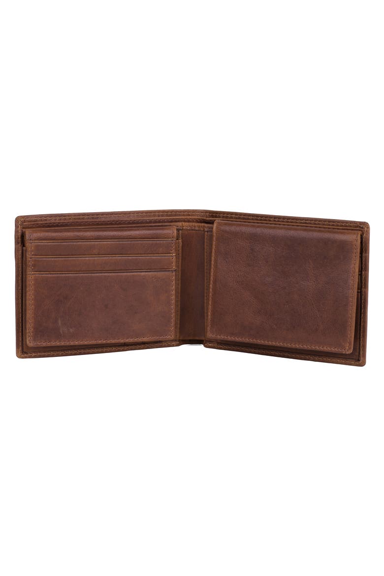 Dopp American Lodge Double ID Bifold Wallet, Alternate, color, COGNAC