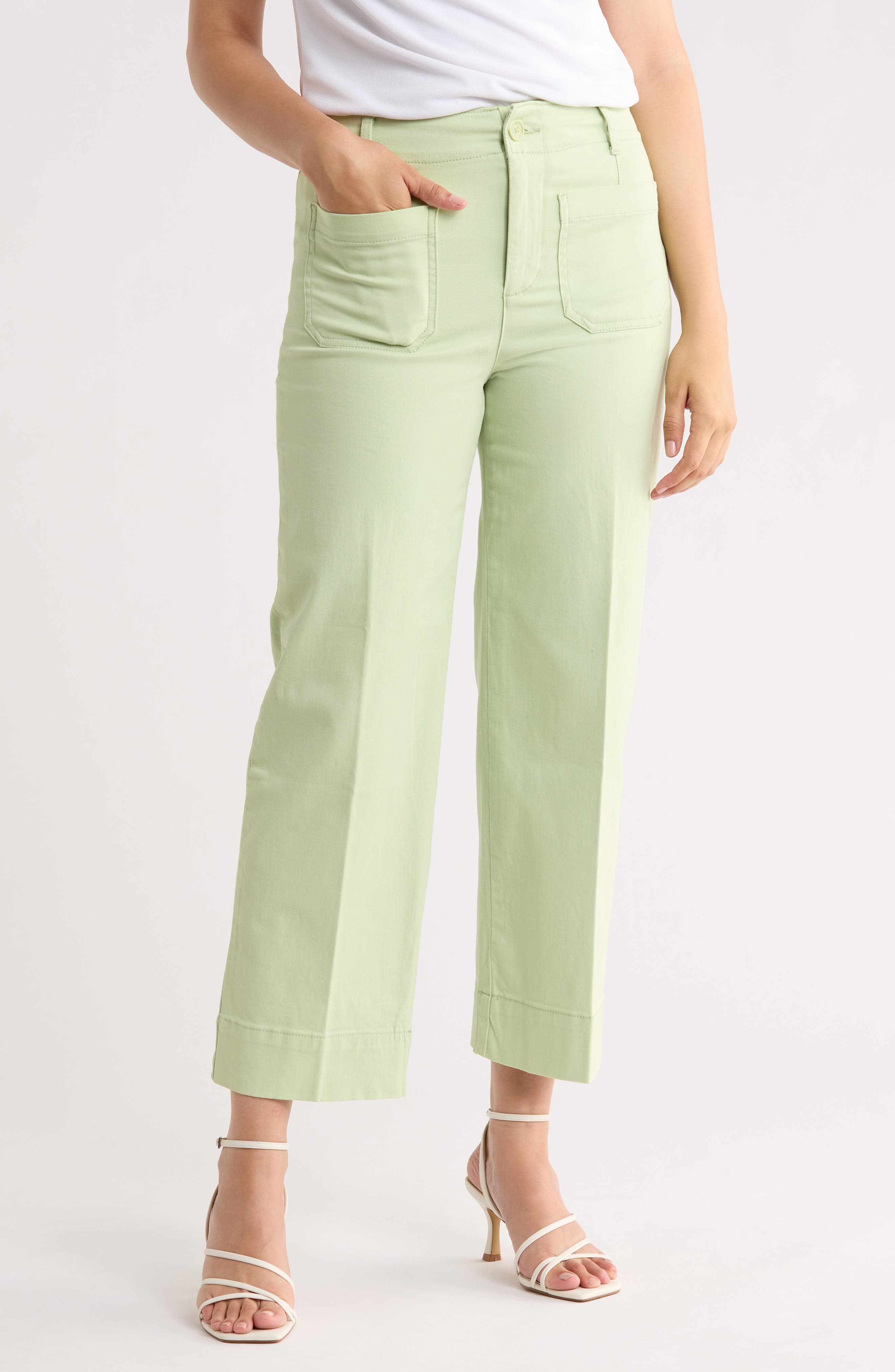 Bagatelle Cropped Cotton Twill Pants