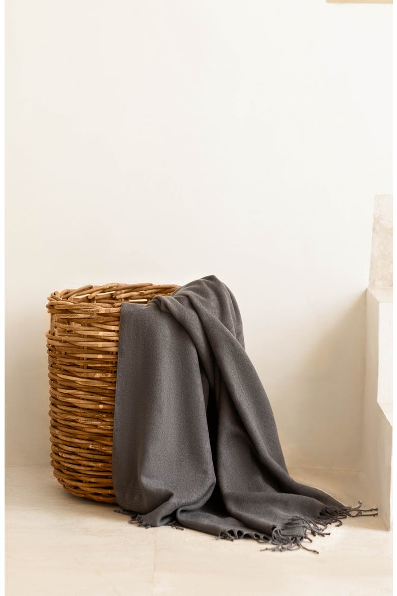 The Soft Throw Blanket, Alternate, color, GRAPHITE