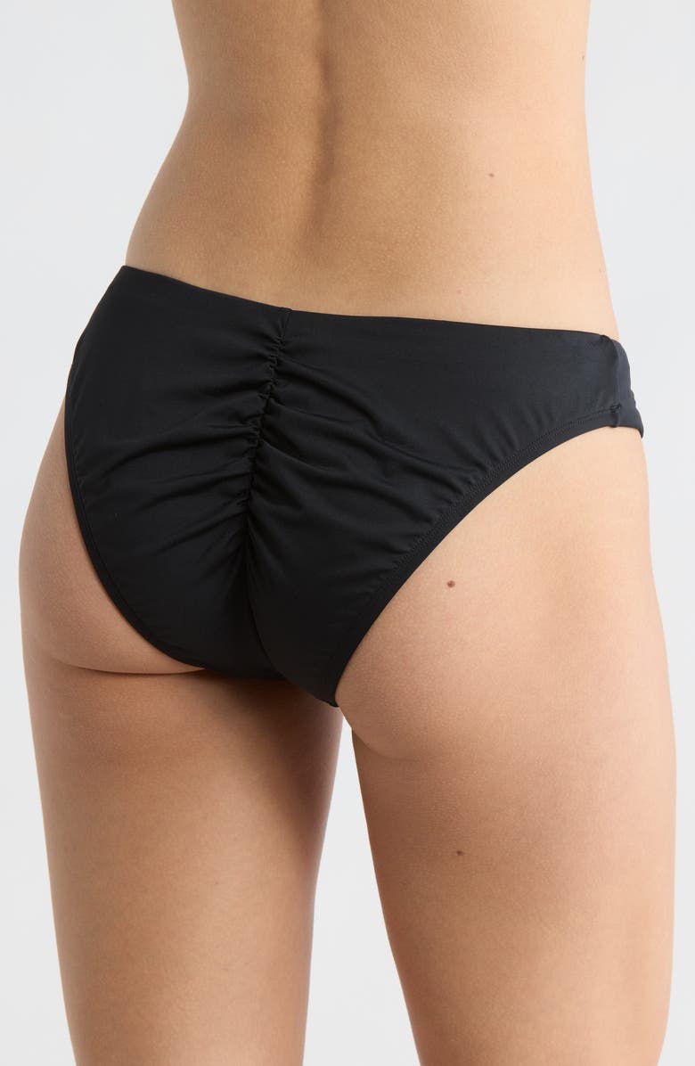 La Blanca Island Goddess Ruched Bikini Bottoms, Alternate, color, 