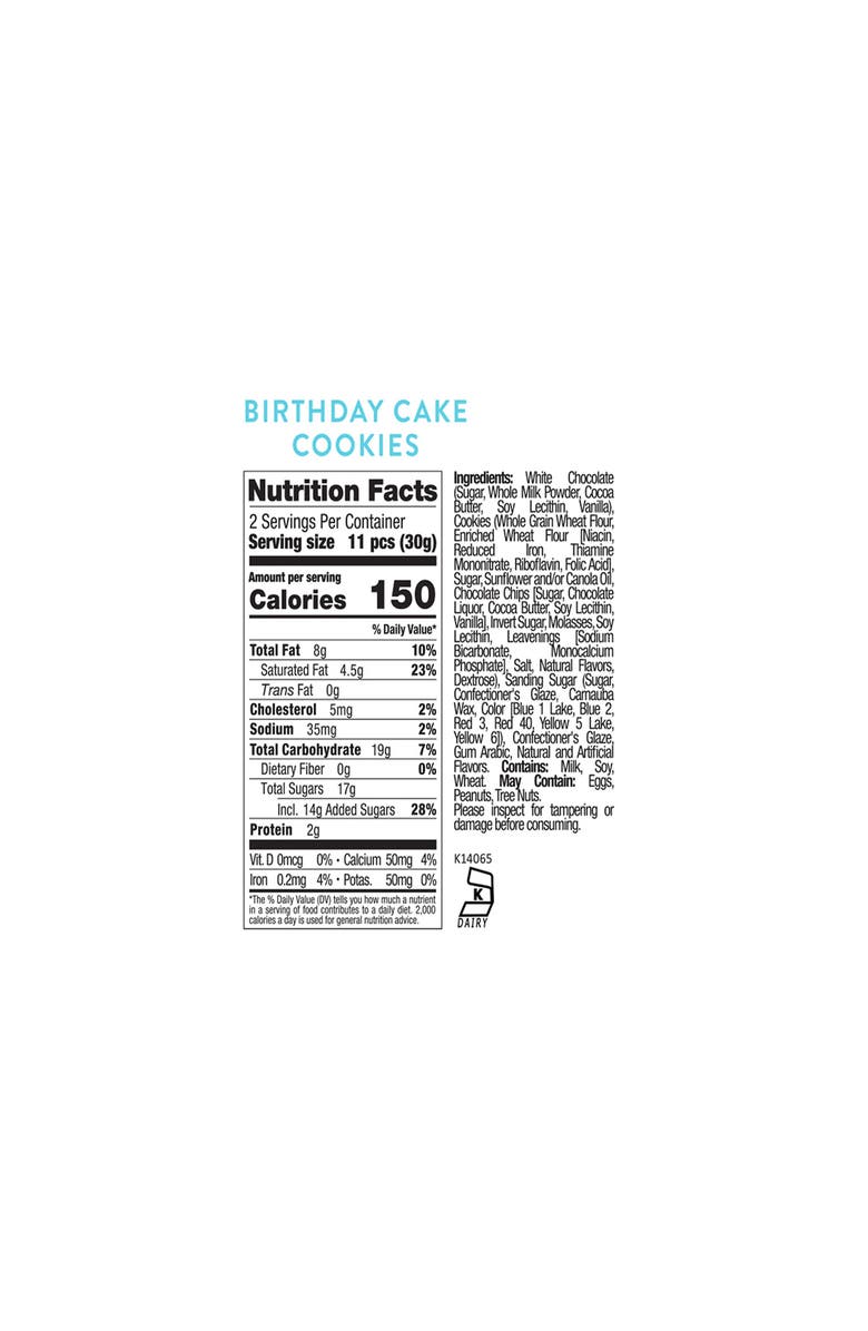 sugarfina Hello Kitty<sup>®</sup> Set of 4 Birthday Cake Cookies Candy Cubes, Alternate, color,