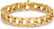 HMY JEWELRY Men's Curb Chain Bracelet