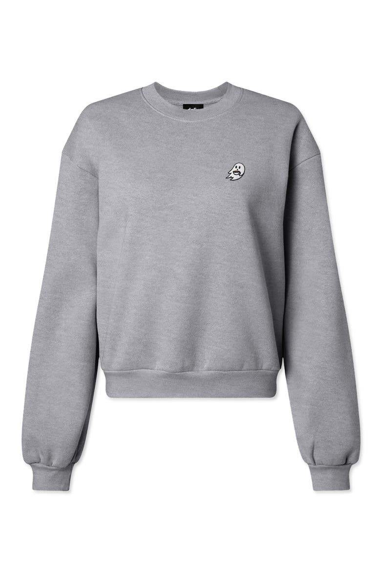 Spook-a-Latte Relaxed Sweatshirt, Main, color, Heather Gray