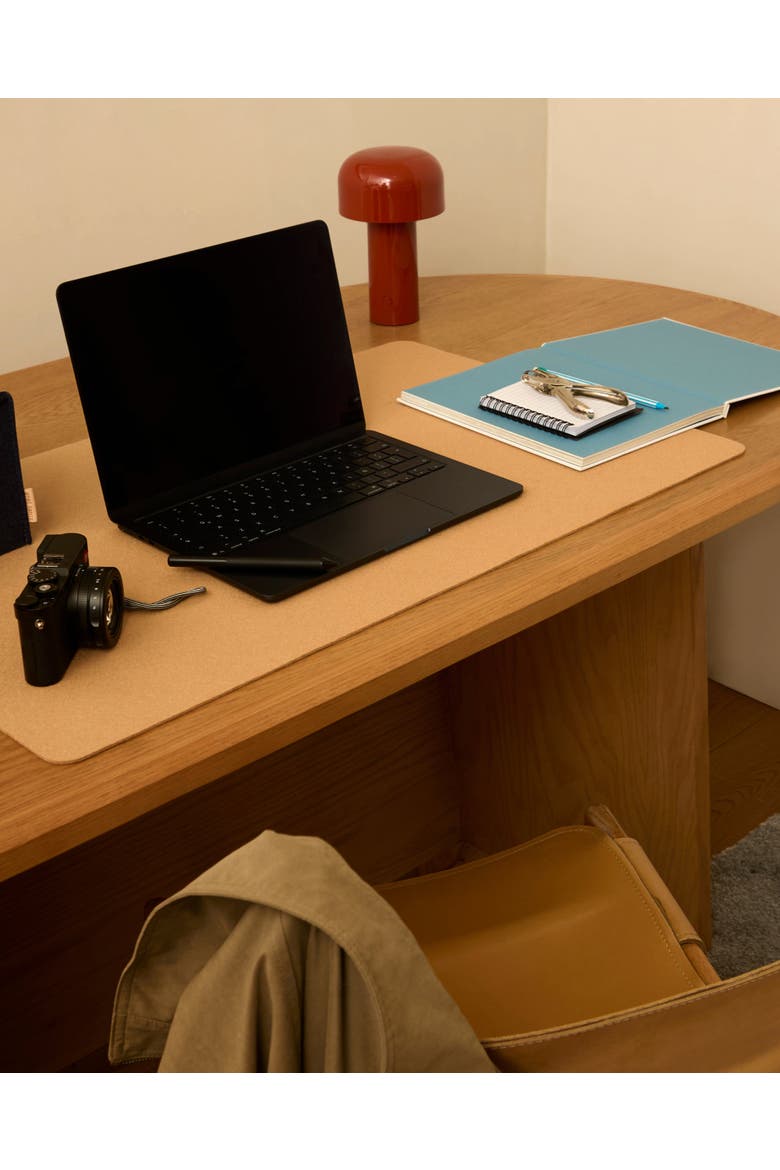 Mosen Merino Wool Large Desk Pad, Alternate, color, Latte