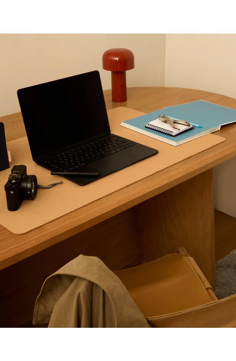 Graf Lantz Mosen Merino Wool Large Desk Pad, Alternate, color, Latte