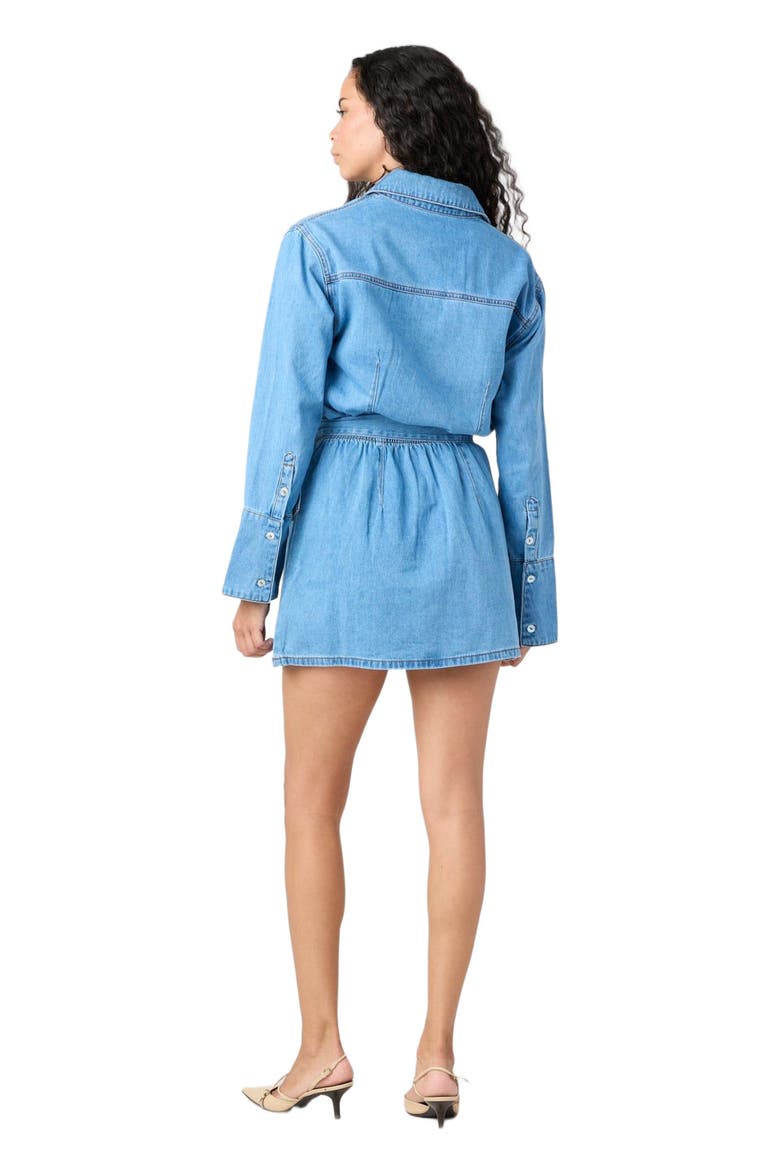 Alexandra Denim Shirt Dress, Alternate, color, Union Sq.