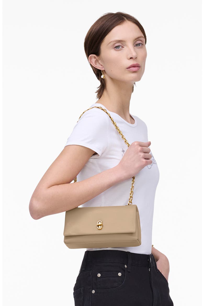 The Dual Chain Strap Mini Bag, Alternate, color, CAMEL