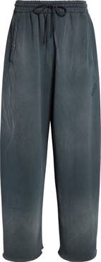 LU'U DAN Raw Cut Fleece Sweatpants