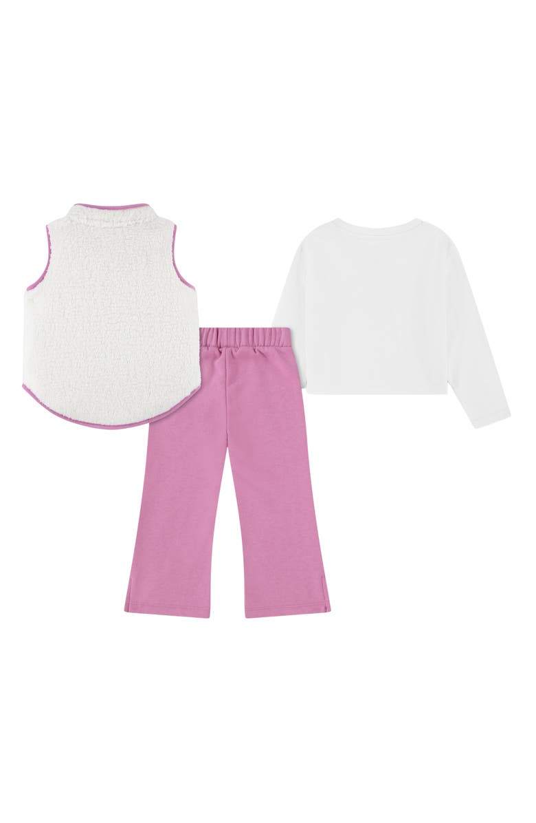 Nike Kids' Swoosh Spirit Vest, T-Shirt & Sweatpants Set, Alternate, color, 