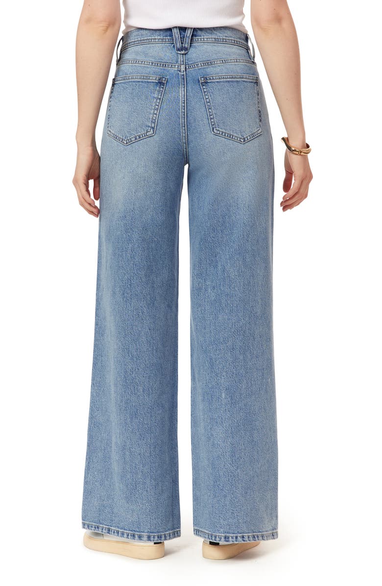 Scotch & Soda The Wave High Waist Wide Leg Jeans, Alternate, color, Williamsburg