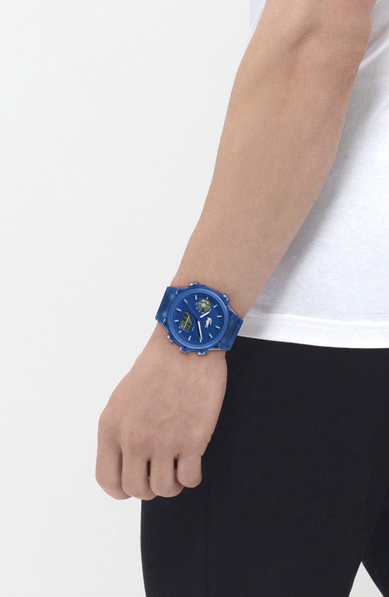 Lacoste LC33 Silicone Strap Watch, 44mm, Alternate, color,