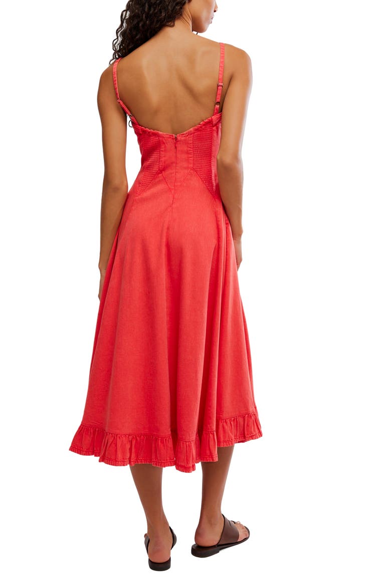 Another Season Midi Dress, Alternate, color, SOUR SWEET