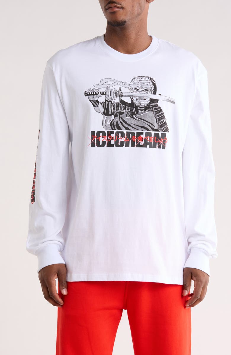 ICECREAM Train Harder Long Sleeve Graphic T-Shirt, Main, color, 