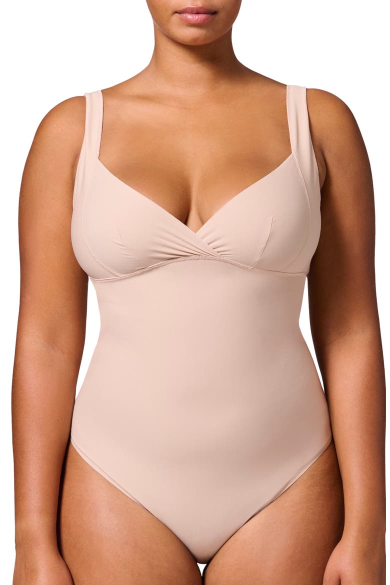 Story Shaper Bodysuit, Alternate, color, PEAU ROSE