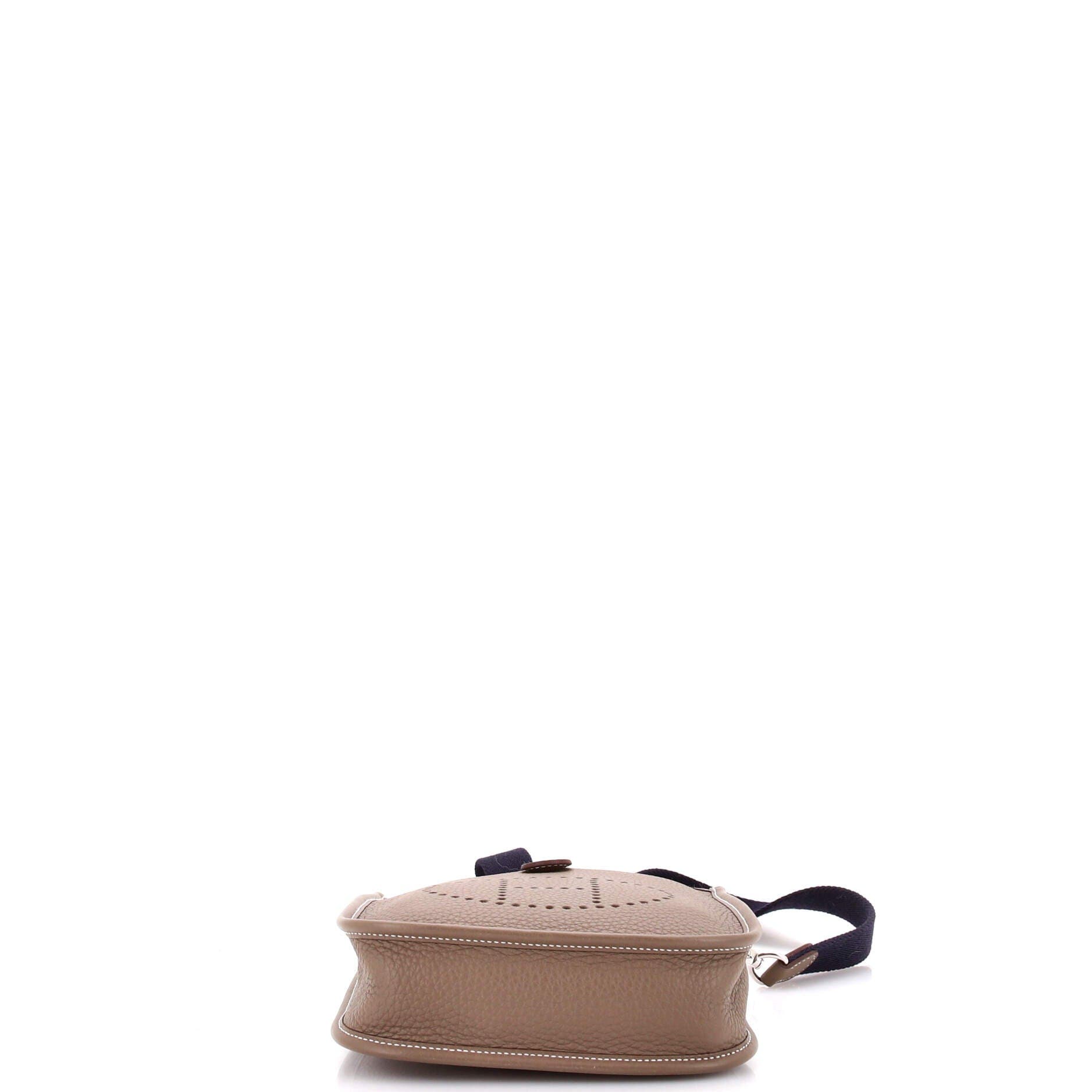 Pre-Owned Hermes Evelyne Bag Gen III Clemence TPM, Alternate, color, Etoupe