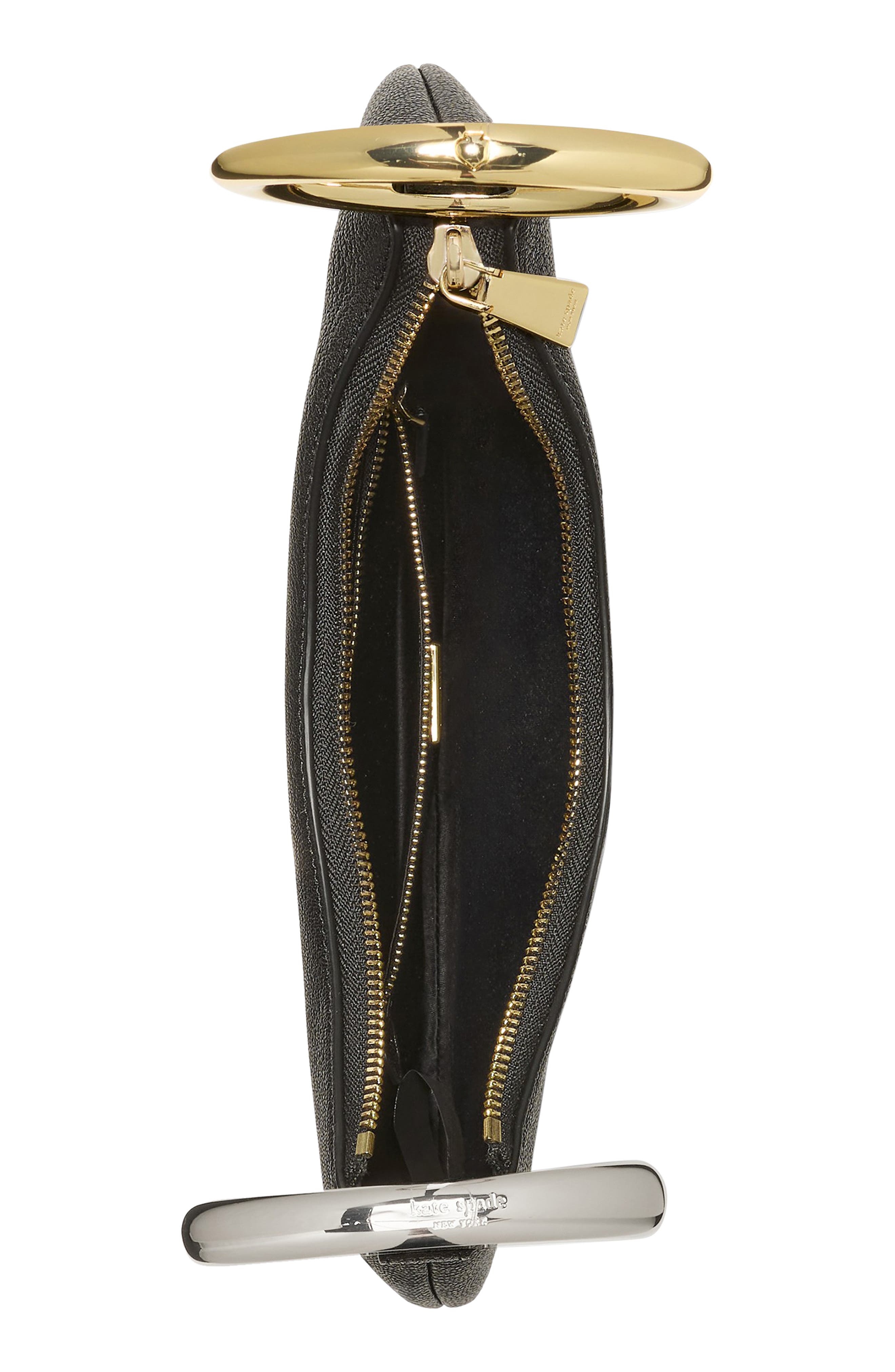 Kate Spade New York the bangle pebbled leather shoulder bag, Alternate, color, 