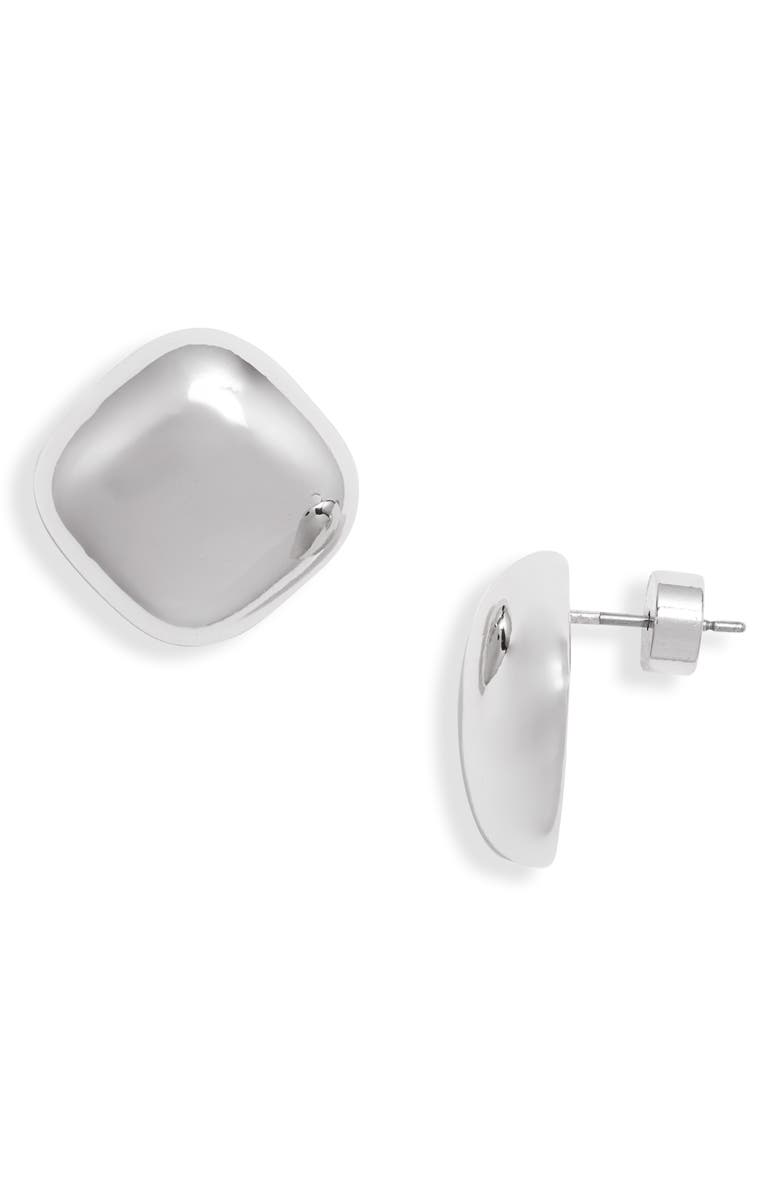 Nordstrom Puffy Square Stud Earrings, Main, color, 
