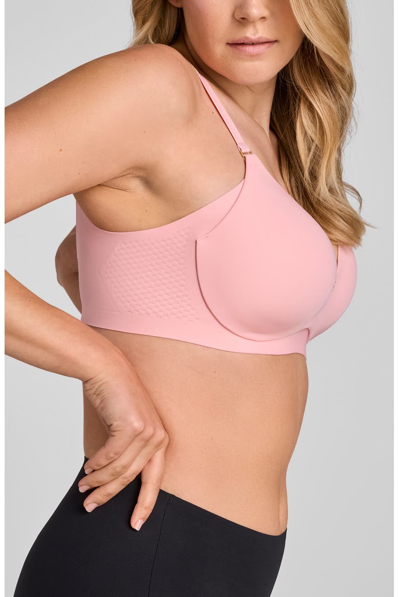 CloudEmbrace Wireless T-Shirt Bra, Alternate, color, PINK CLOUD