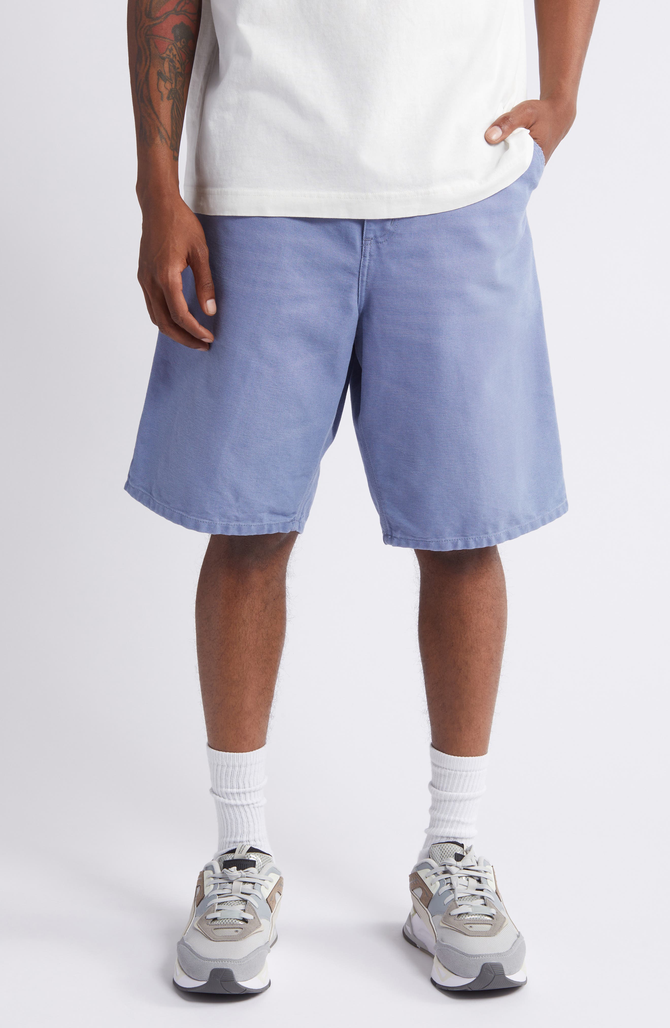 Carhartt Work In Progress Organic Cotton Canvas Carpenter Shorts (Men ...