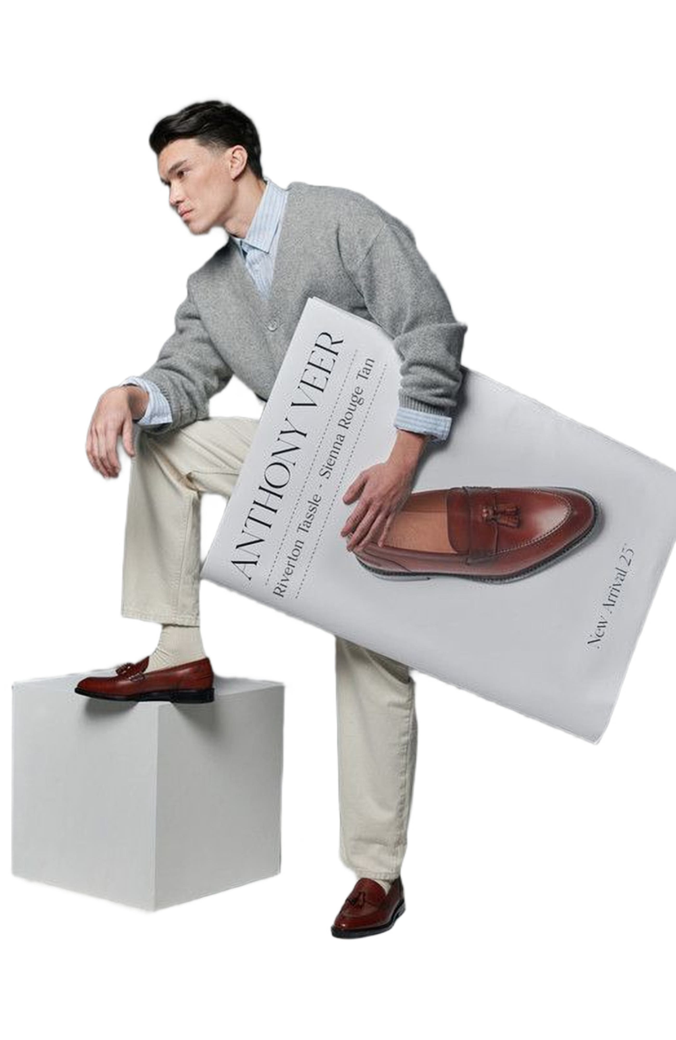 Anthony Veer Riverton Tassel Loafer, Alternate, color, Sienna Rouge Tan