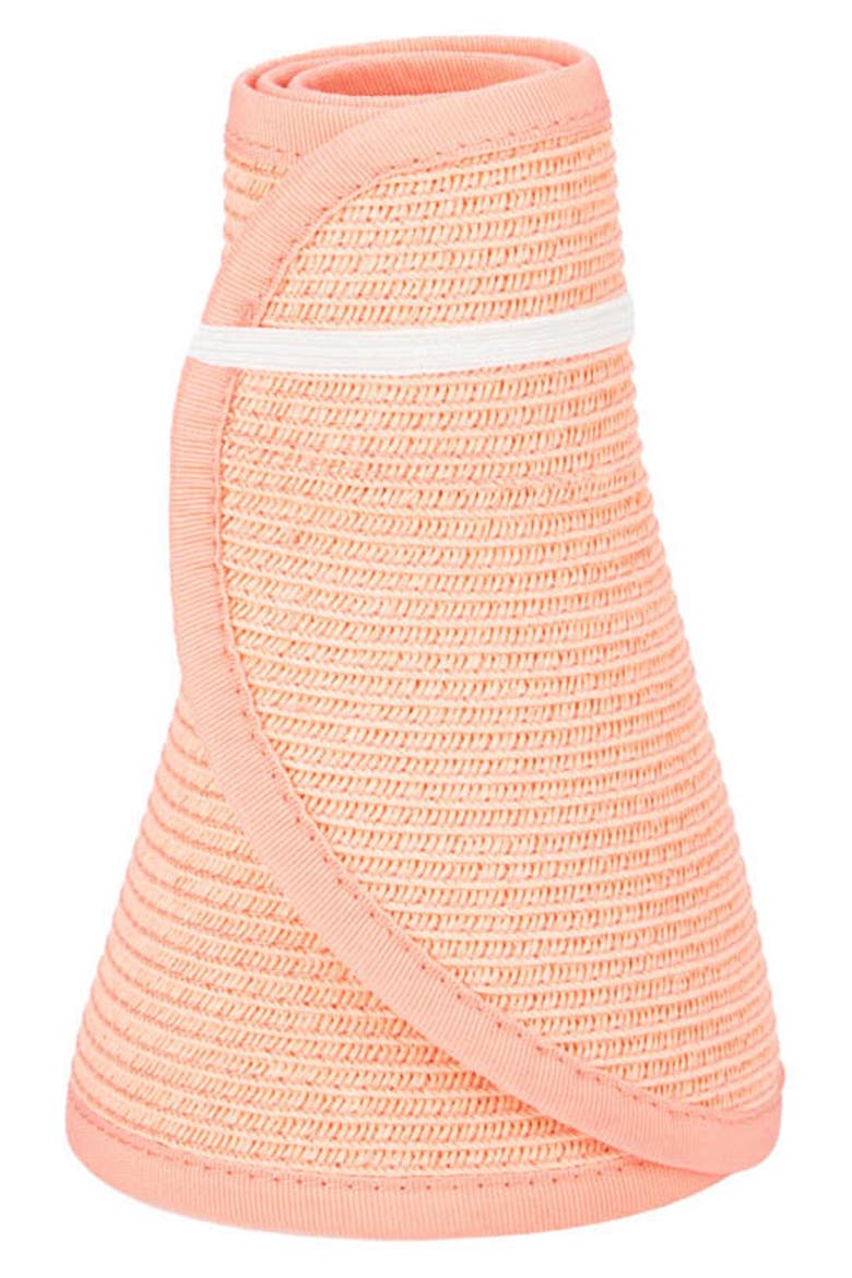 Large Brim UPF 50+ Visor, Alternate, color, CORAL