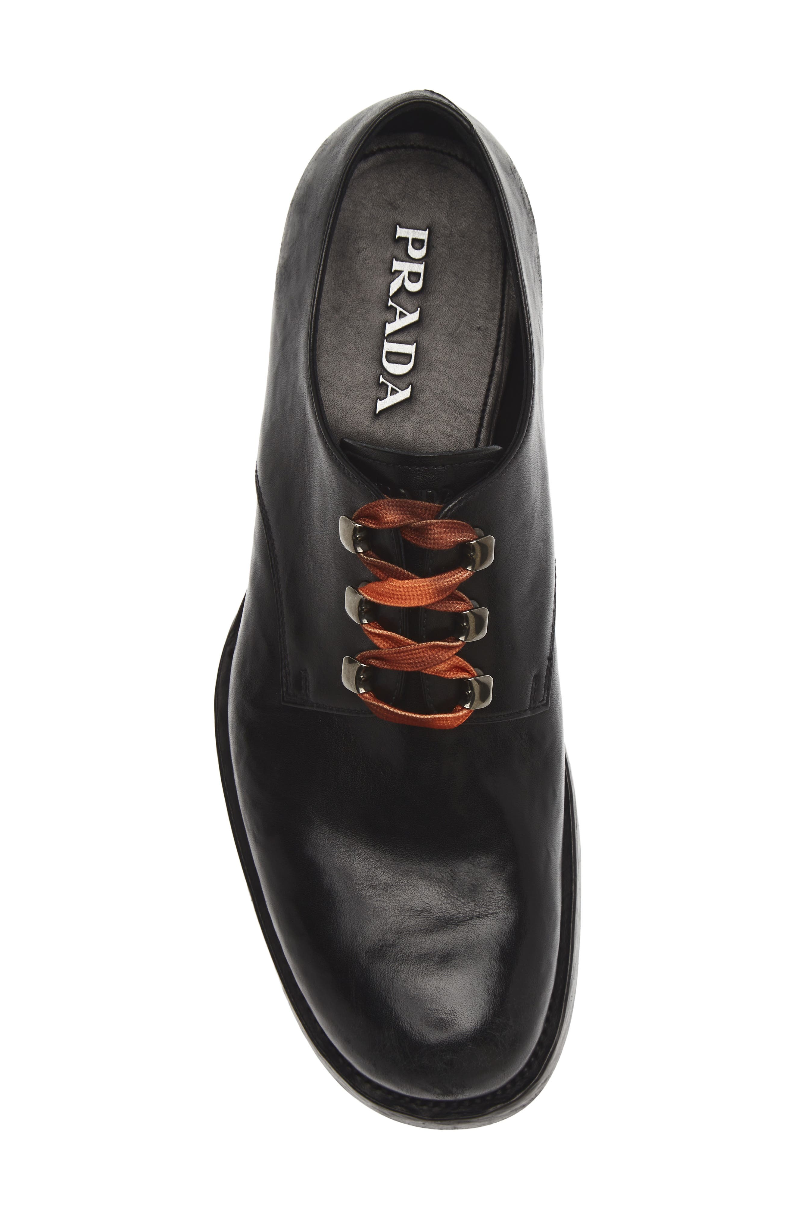 Vitello Hammer 2 Plain Toe Derby, Alternate, color, NERO