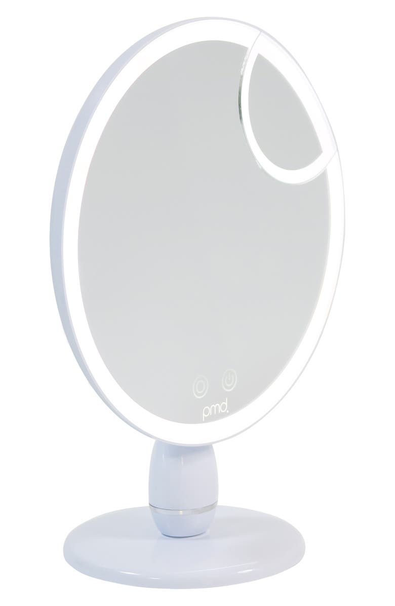PMD Reflect Pro Lighted LED 9-Inch Makeup Mirror, Alternate, color, White