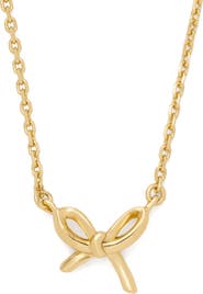 Kate Spade New York mini bow pendant necklace