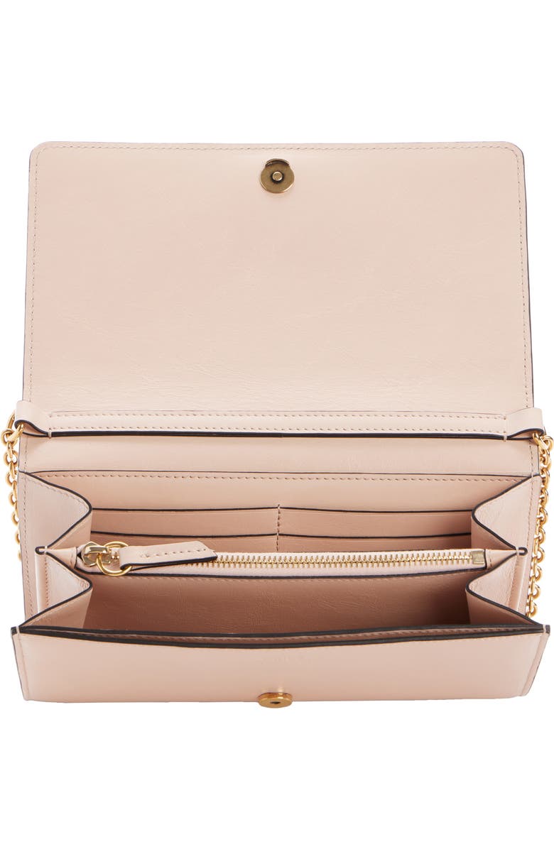 Chloé Iconic Wallet on a Chain, Alternate, color, 6J5 Cement Pink