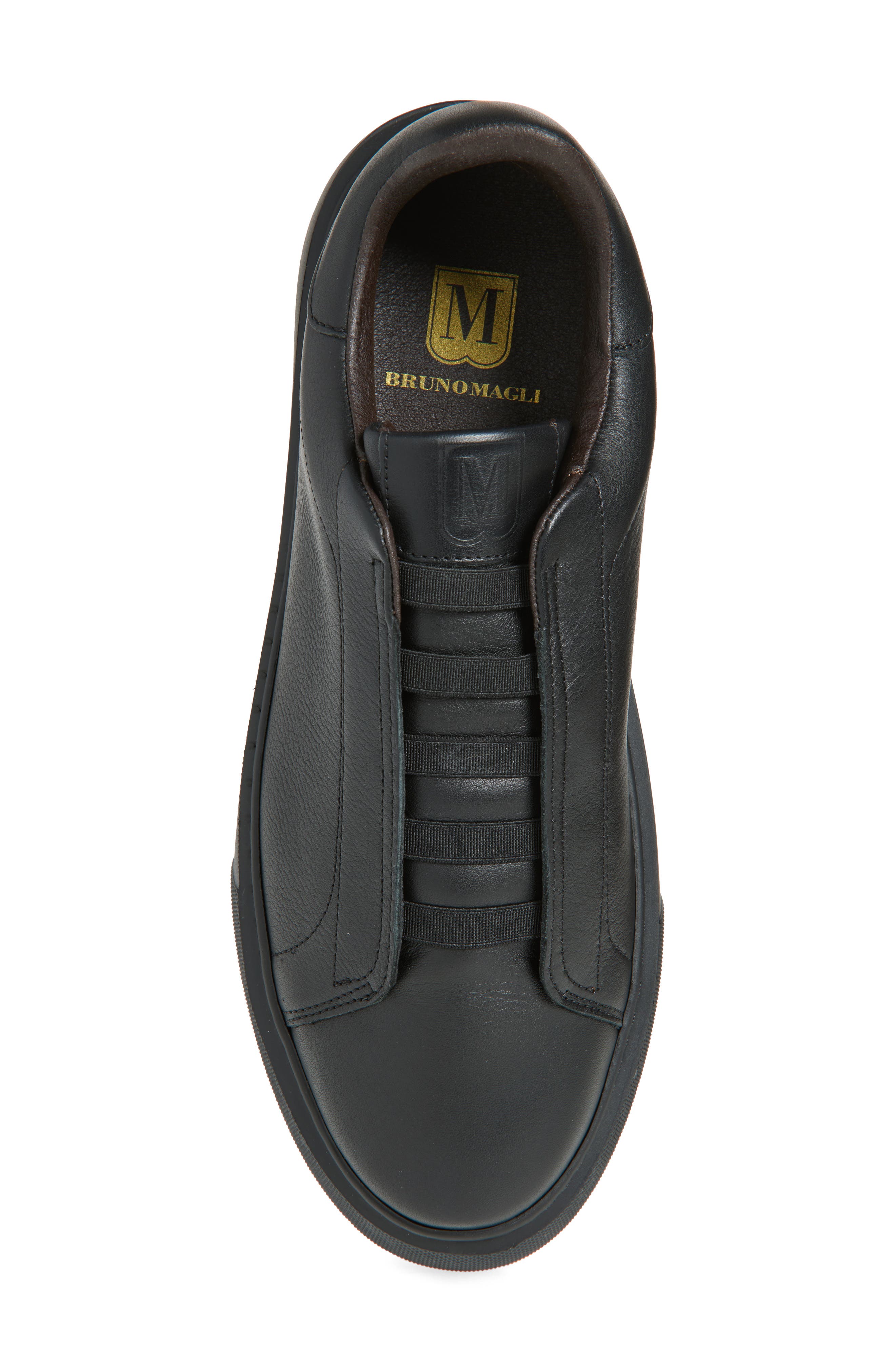 Bruno Magli Lisbon Slip-On Sneaker, Alternate, color, Black/ Black