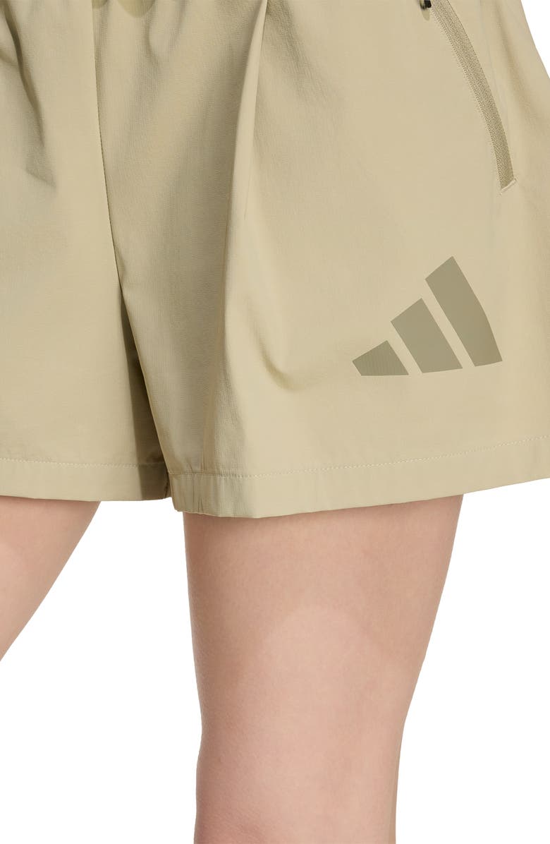 adidas Originals Z.N.E. Woven Stretch Nylon Shorts, Alternate, color, Wonder Cargo