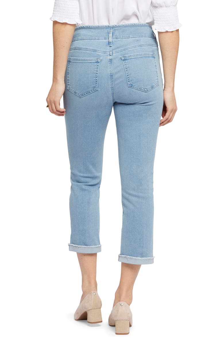 NYDJ Chloe Hollywood Frayed Capri Jeans, Alternate, color, 