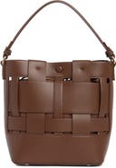 URBAN EXPRESSIONS HANDBAGS Woven Bucket Shoulder Bag